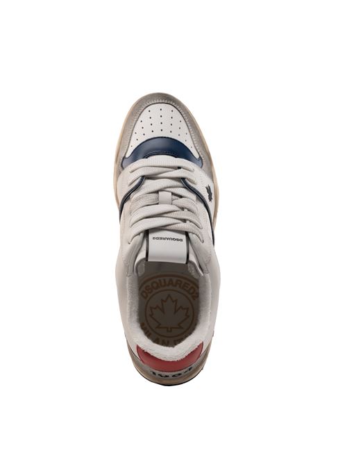 Sneakers Spiker in pelle effetto vissuto DSQUARED2 | SNM0315 23807616M1424